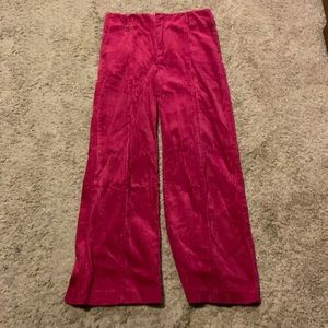 pink fuzzy pants